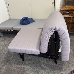 IKEA Lycksele Lovas Grey Sofa Bed, 2 