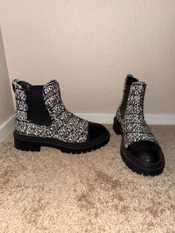 Steve Madden tweed boots (9)