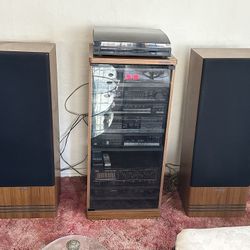 Stereo With Record Player 