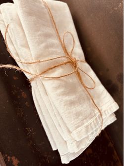 • Vintage linen tea towels •