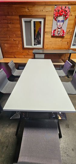 High Top Conference / Breakroom Table 29x76x41.5  **Each** Qty.2