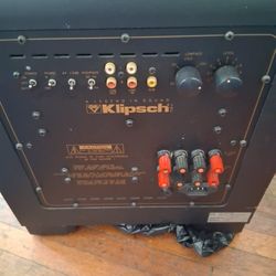 Klipsch Ksw 100 Subwoofer