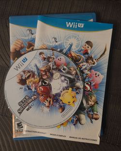 Complete Wii U Super Smash Bros Nintendo Video Game Mario