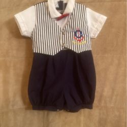 Vintage Baby Sailor Outfit Size 2/3 T