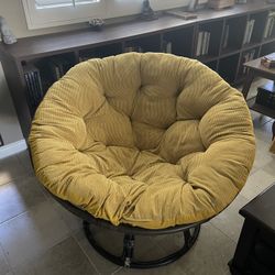 Papasan Chair ~ Golden Yellow