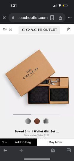 Coach Wallet 3 In 1 Set