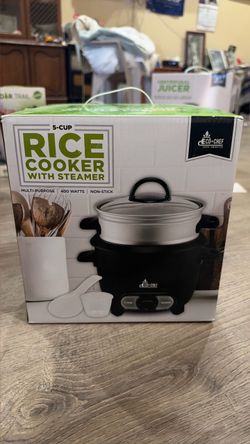 Eco+Chef 5-Cup Rice Cooker with Steamer