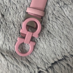 Pink Ferragamo belt