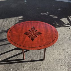 Vintage Mahogony Colored Folding Table
