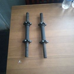 Pair Of Dumbbell Handles 1" Weights