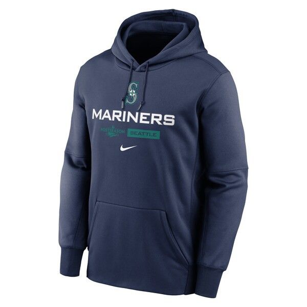 Men's Seattle Mariners Nike Authentic Collection Dugout Pullover Hoodie Sweater Men's Size XXL Extra Large