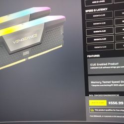 Corsair 32gb 6000mts Ddr5 Ram (2x16)