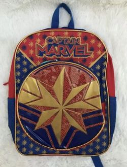 Captain Marvel Backpack, Brand NEW! Porch Pickup or Can Ship!