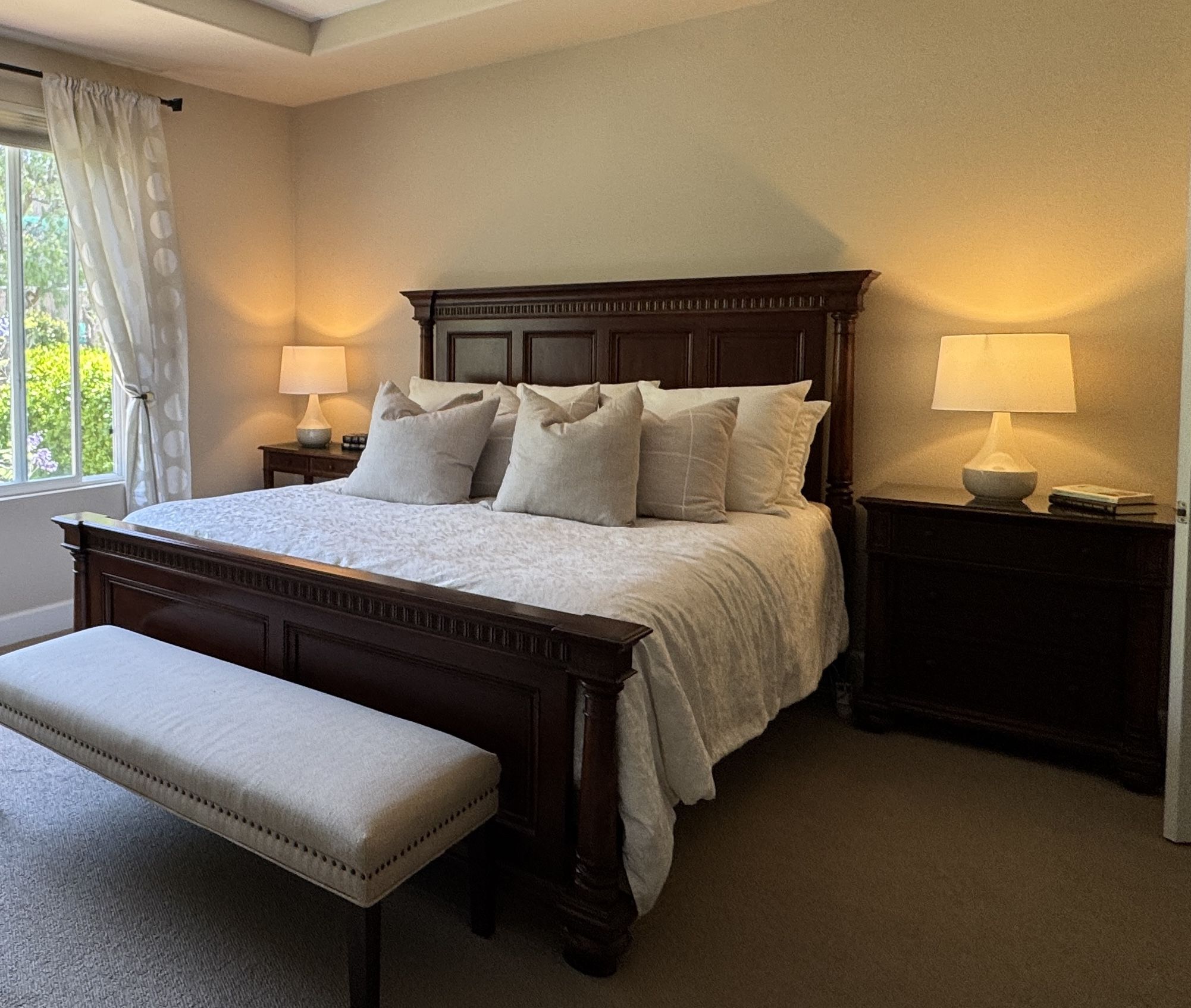 4-piece luxury Ethan Allen King bedroom set