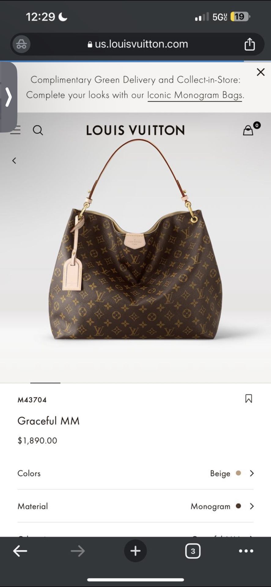 2nd Hand Louis Vuitton Bag  