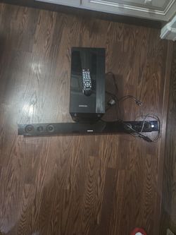 Samsung Sound Bar With Wireless Subwoofer