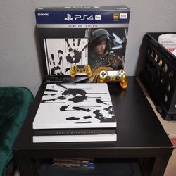 PS4 Pro 4k rare Death Stranding edition