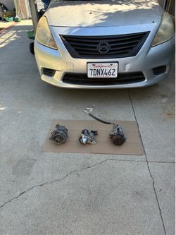 Nissan  Starter -  Alternator - AC Compressor