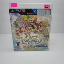 $20 Playstation 3 PS3 Rune factory tides of destiny complete