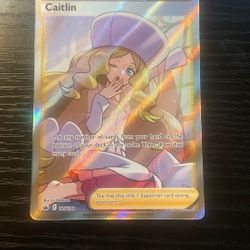 Caitlyn Full Art Trainer Card
