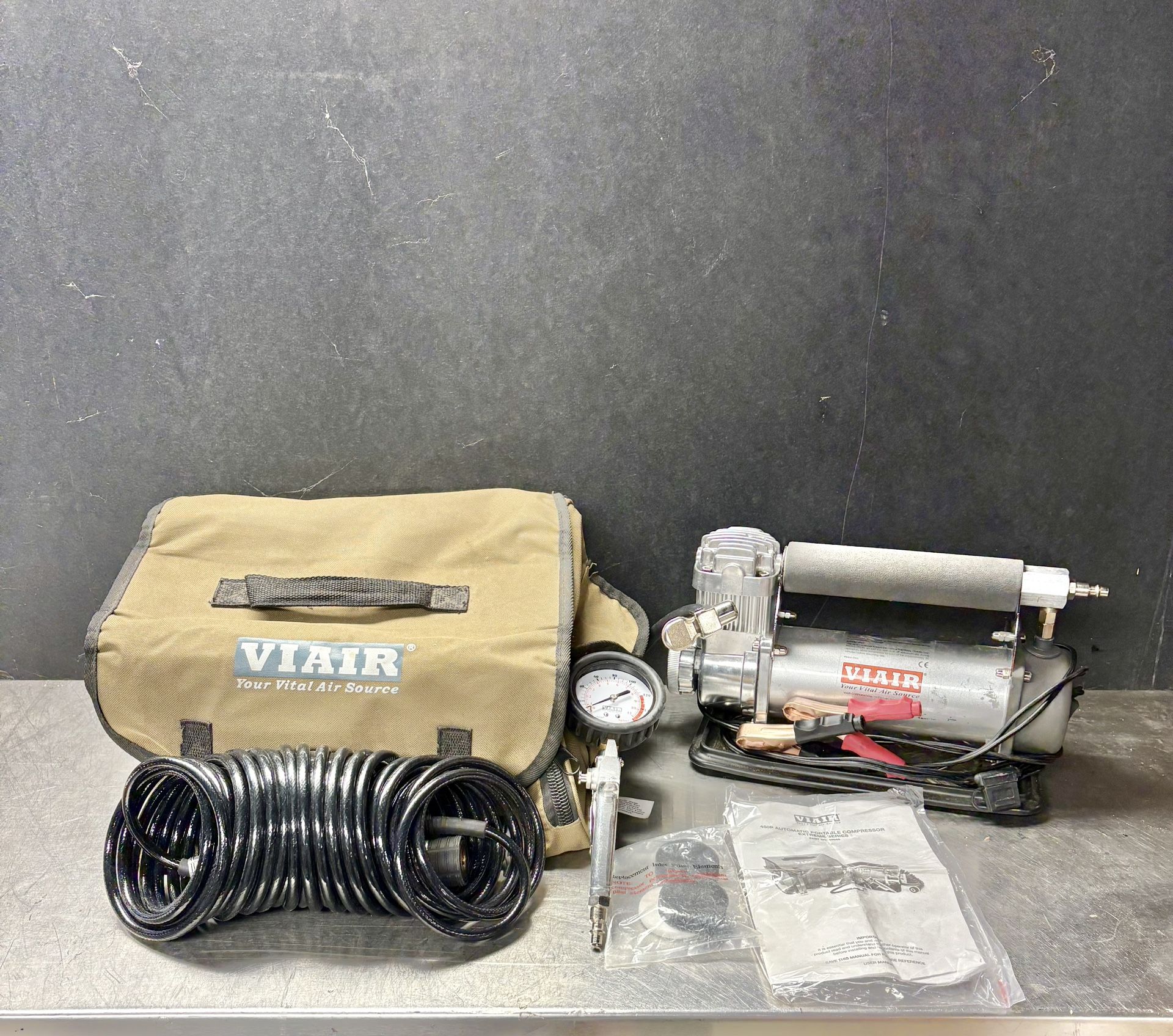 VIAIR 45043 450P-Auto Portable Air Compressor Inflate Truck Trailer RV