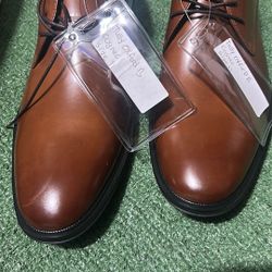 Kenneth Cole New York Mens Mix-ER Brown Leather Derby Oxfords Shoes