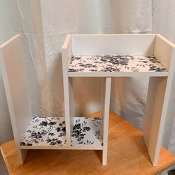 White Wood Desk Shelf