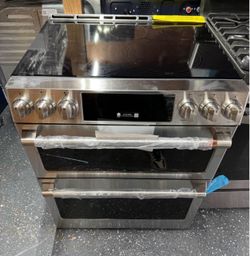 Café Stainless Steel Induction Double Oven Range