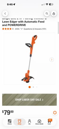 2-in-1 String Trimmer & Lawn Edger