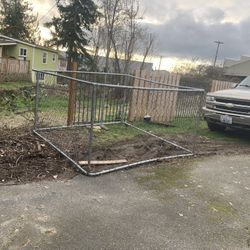 Chain Link Fence Kennel 10x10 - No Gate