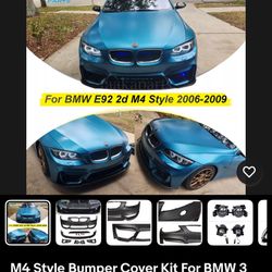 M4 / M3 Style Bumper For BMW 3 Series  E92  328i 335i