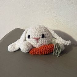 Handmade Amigurumi Desk Bunny 