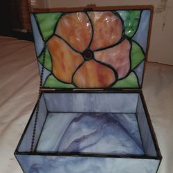 Stain Glass Jewelry Box 