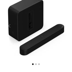 Sonos generation three subwoofer and beam