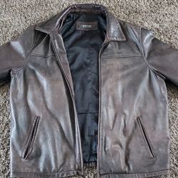 Kenneth Cole Reaction Leather Jacket 