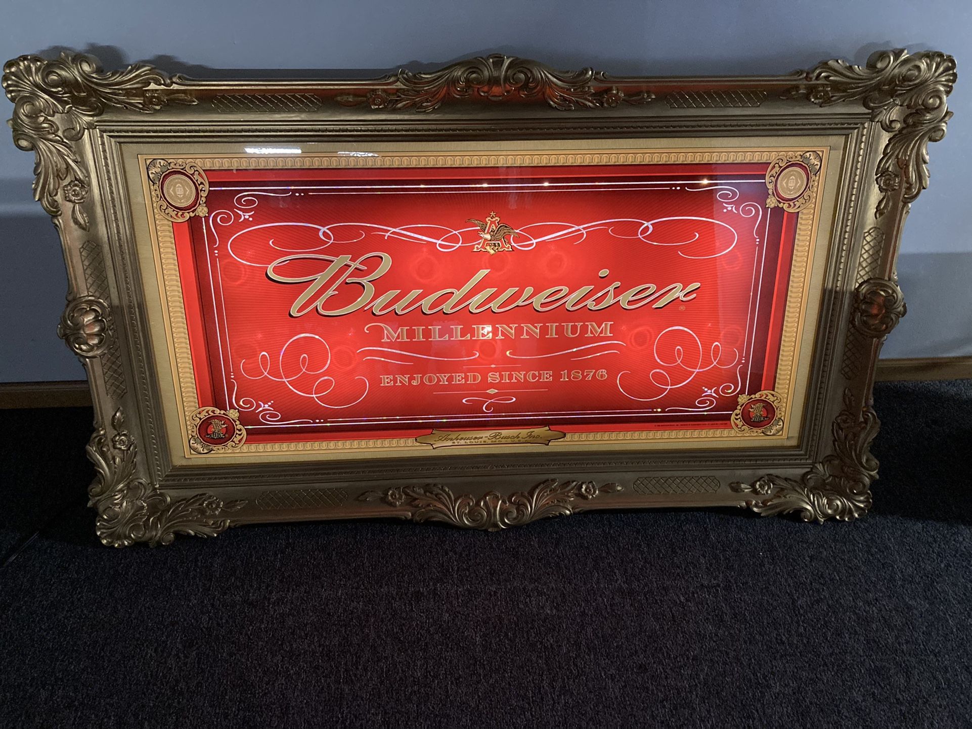 Budweiser ミラー Lot - Budweiser Millennium Anheuser Busch Mirror