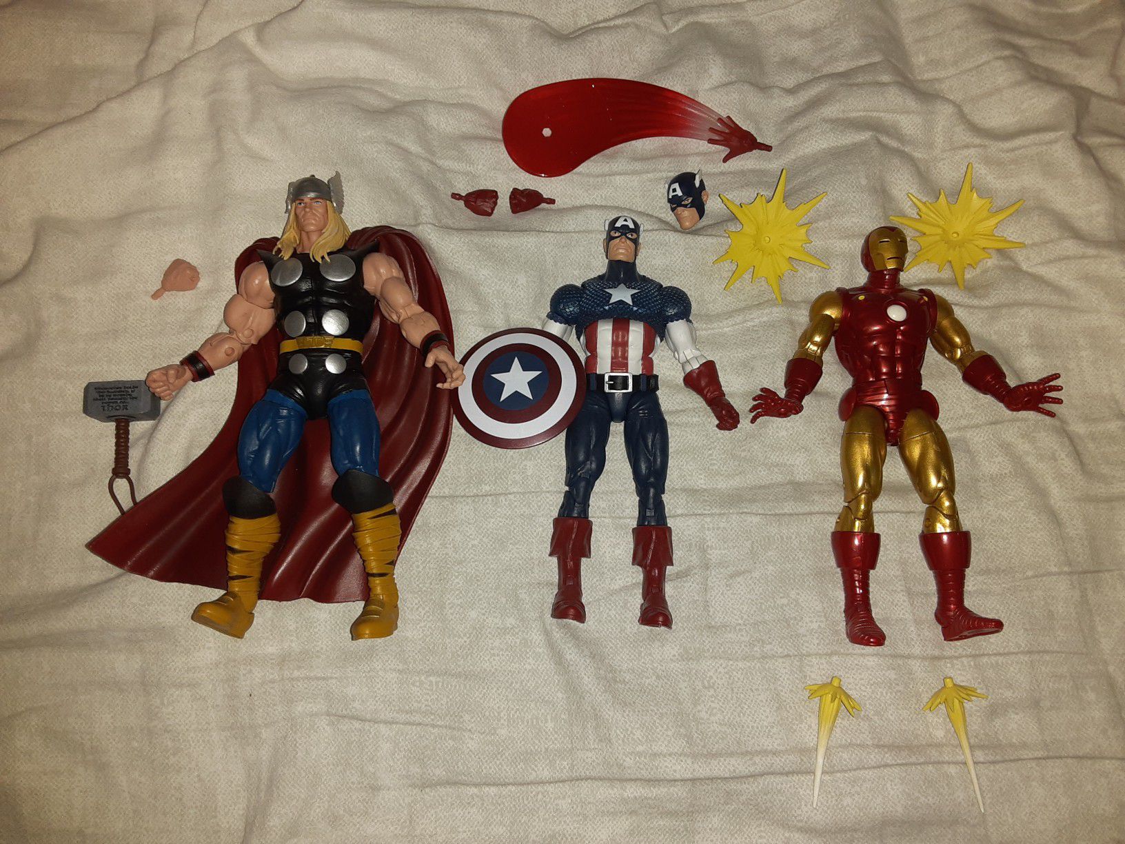 Marvel Legends 80th. Anniversary Thor, Captain America, Iron Man