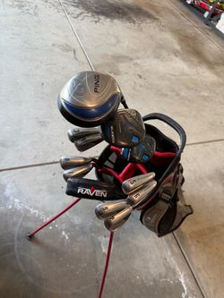Mixed Golf Club Set with Stand Bag