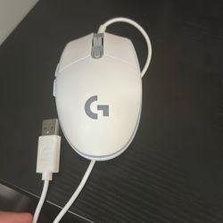 white g203 gaming mouse