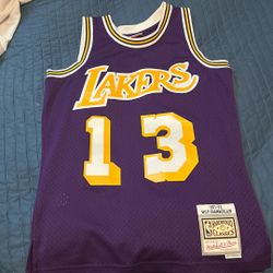 Wilt Chamberlain 71-72 Lakers Jersey