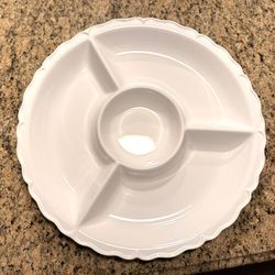 Large Porcelain Serving Platter 15 inch