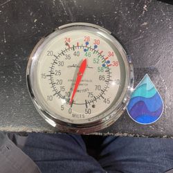 Vintage, Never Used Marine speedometer