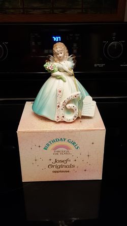 Sweet Sixteen Porcelain Birthday Boxed Figure