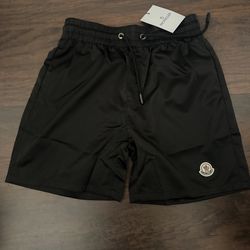Moncler black swim shorts