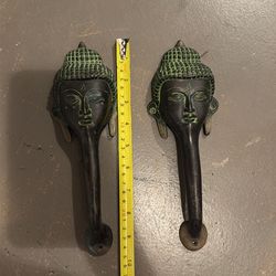 Brass Buddha Door Handles
