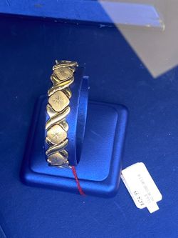 10k hug and kiss bracelet