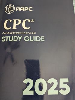 AAPC Official CPC Certification Study Guide 2025 – Like New