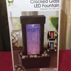 Cracked Glass LED Fountain 