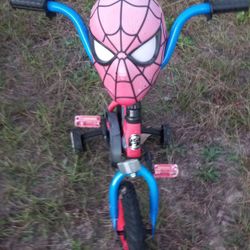 Kids Spiderman Bike