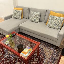 Overstock Pullout Couch With Storage $200 OBO